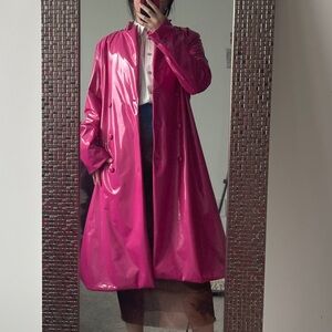 Fashion Nova Vibrant Pink Coat
